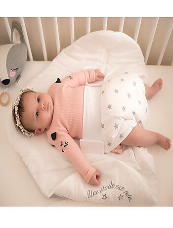 SEVIRA KIDS | Gigoteuse d'emmaillotage évolutive Minky Stella
