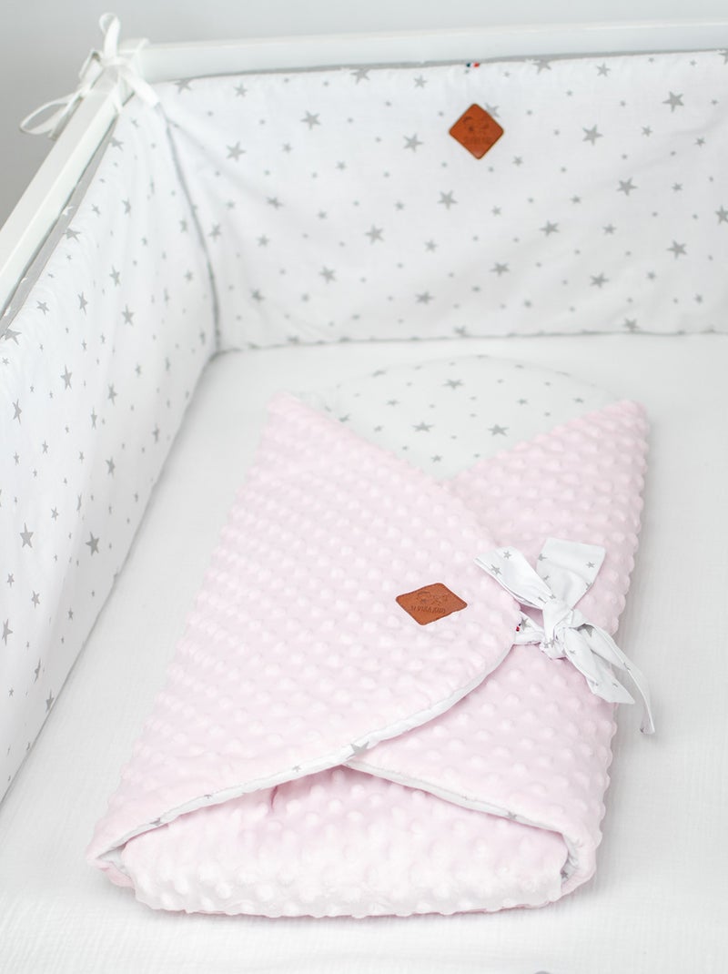 SEVIRA KIDS | Gigoteuse d'emmaillotage évolutive Minky Stella Rose - Kiabi