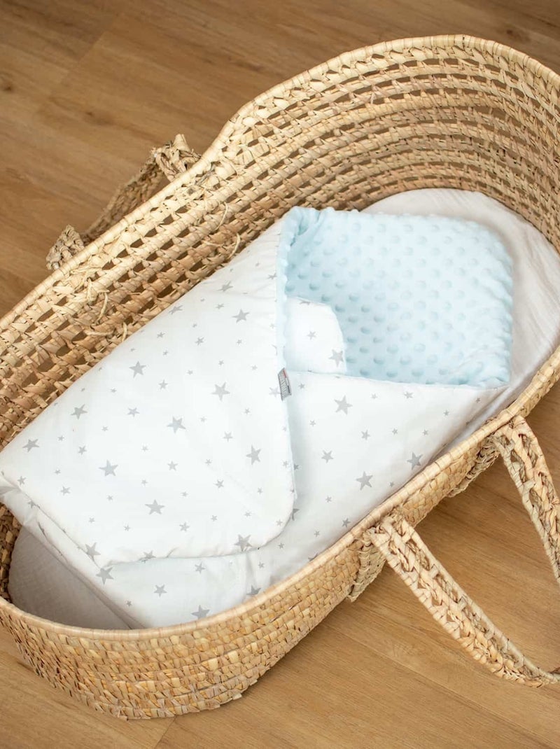 SEVIRA KIDS | Gigoteuse d'emmaillotage minky STELLA Bleu - Kiabi