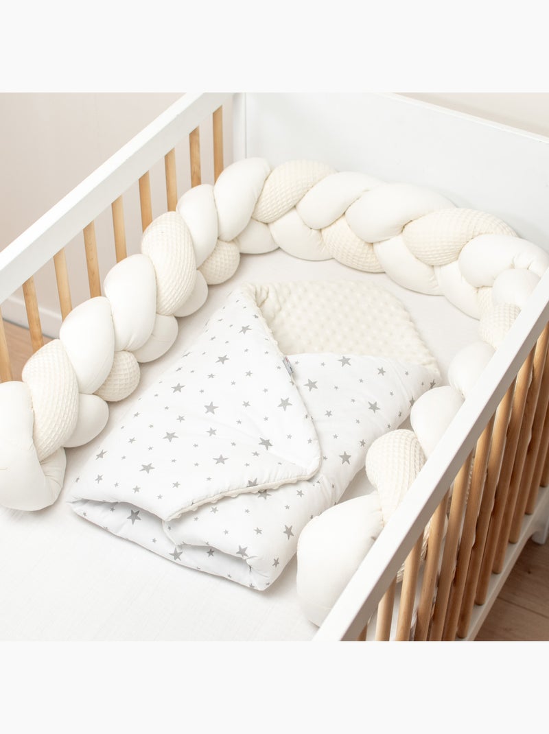 SEVIRA KIDS | Gigoteuse d'emmaillotage minky STELLA Ecru - Kiabi