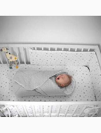 SEVIRA KIDS | Gigoteuse d'emmaillotage minky STELLA