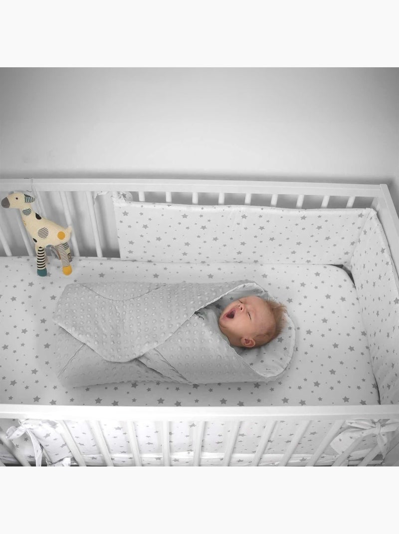 SEVIRA KIDS | Gigoteuse d'emmaillotage minky STELLA Gris - Kiabi