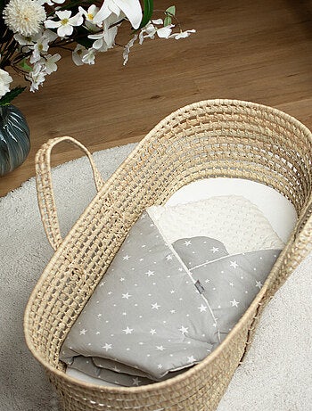 SEVIRA KIDS | Gigoteuse d'emmaillotage minky STELLA Gris