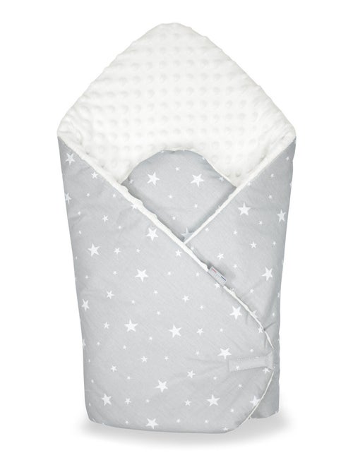 SEVIRA KIDS | Gigoteuse d'emmaillotage minky STELLA Gris - Kiabi