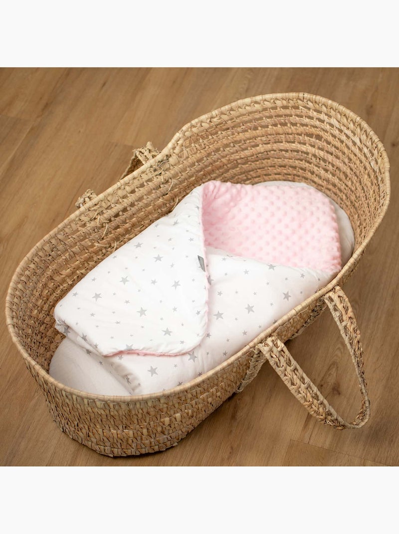 SEVIRA KIDS | Gigoteuse d'emmaillotage minky STELLA Rose - Kiabi