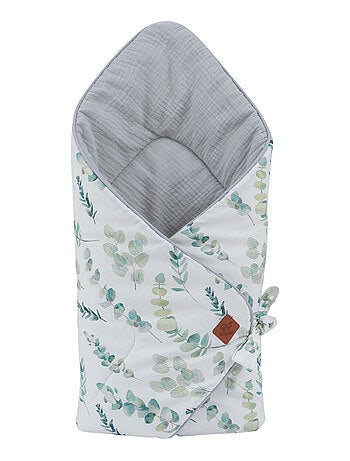 SEVIRA KIDS | Gigoteuse d'emmaillotage molletonnée Eucalyptus