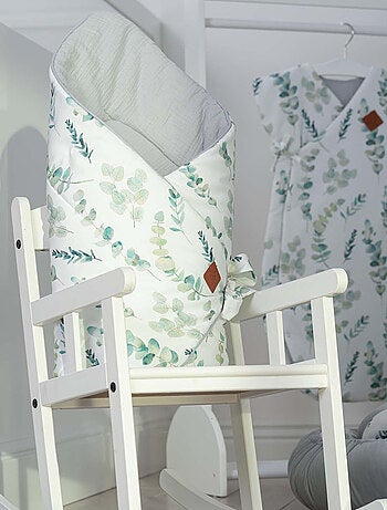 SEVIRA KIDS | Gigoteuse d'emmaillotage molletonnée Eucalyptus
