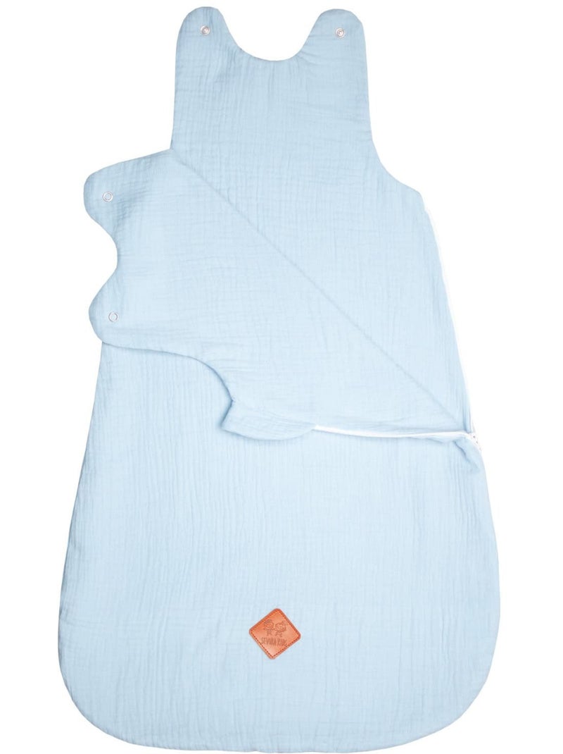 SEVIRA KIDS | Gigoteuse été TOG 05 en gaze de coton Jeanne Bleu ciel - Kiabi