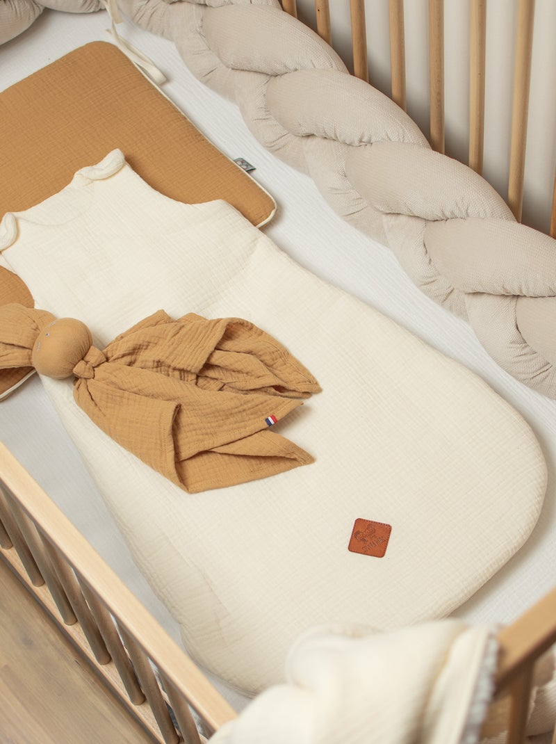 SEVIRA KIDS | Gigoteuse sans manches en gaze de coton Jeanne Ecru - Kiabi