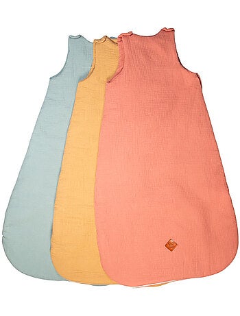 SEVIRA KIDS | Gigoteuse sans manches en gaze de coton Jeanne
