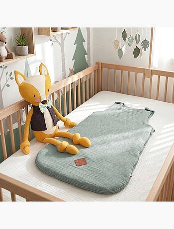 SEVIRA KIDS | Gigoteuse sans manches en gaze de coton Jeanne