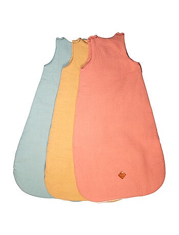SEVIRA KIDS | Gigoteuse sans manches en gaze de coton Jeanne