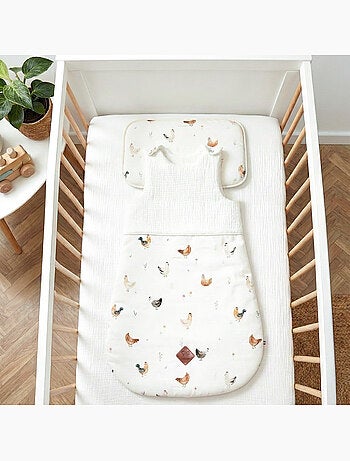 SEVIRA KIDS | Gigoteuse sans manches TOG 2 satin de coton GALLINA