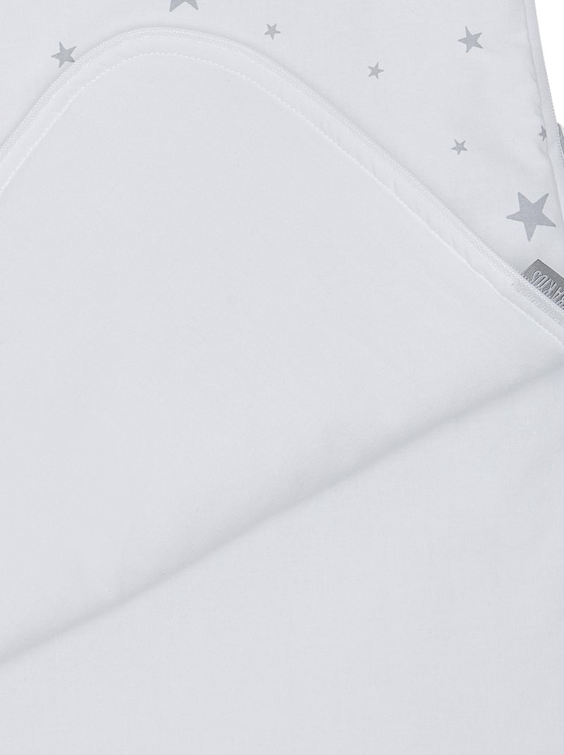SEVIRA KIDS | Gigoteuse turbulette en coton Stella Blanc - Kiabi