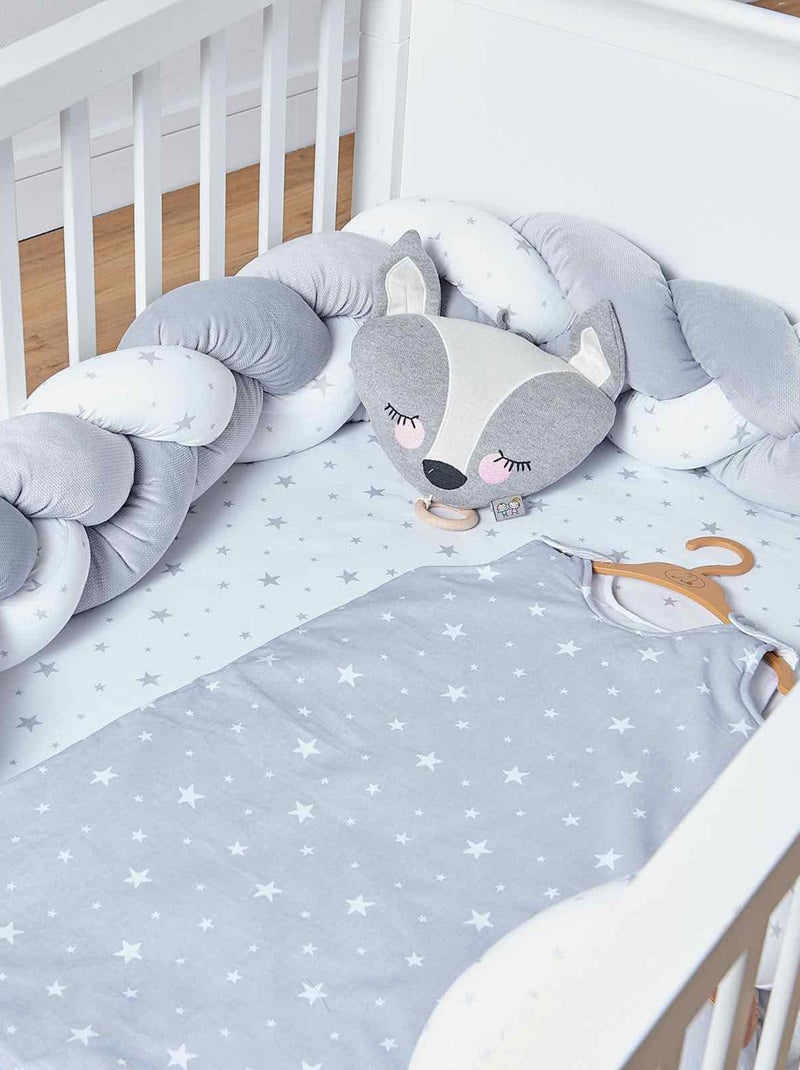 SEVIRA KIDS | Gigoteuse turbulette en coton Stella Gris - Kiabi