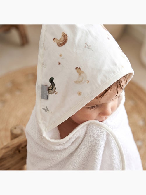 SEVIRA KIDS | Grande cape de bain en coton et bambou Gallina - Kiabi SEVIRA KIDS | Grande cape de bain en coton et bambou Gallina - Kiabi