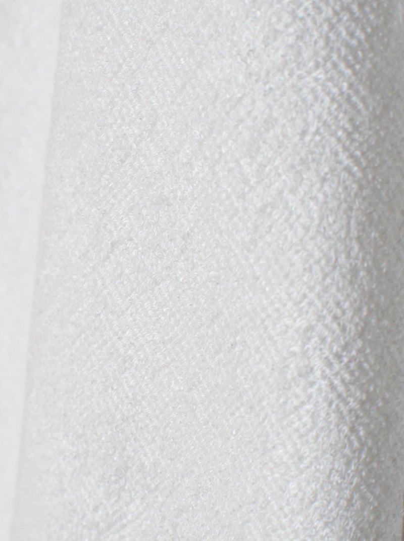 SEVIRA KIDS | Grande cape de bain en coton et bambou Melody Blanc - Kiabi