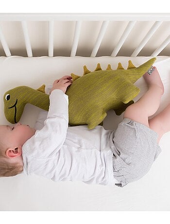 Sevira kids | grande peluche dinosaure en coton tricoté