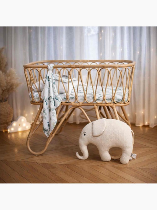 SEVIRA KIDS | Grande peluche éléphant en coton tricoté - Kiabi