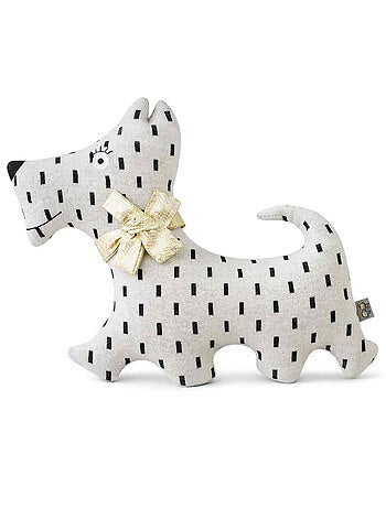 Sevira kids | grande peluche en coton - chien scotty