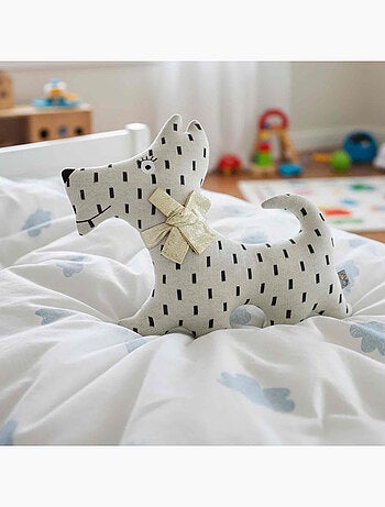 Sevira kids | grande peluche en coton - chien scotty