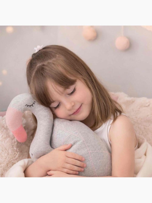 SEVIRA KIDS | Grande peluche flamant rose en coton - Kiabi