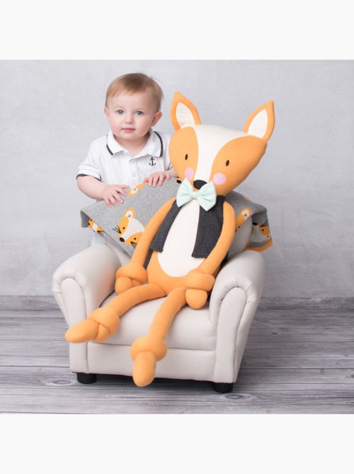 SEVIRA KIDS | Grande peluche renard en coton - Kiabi
