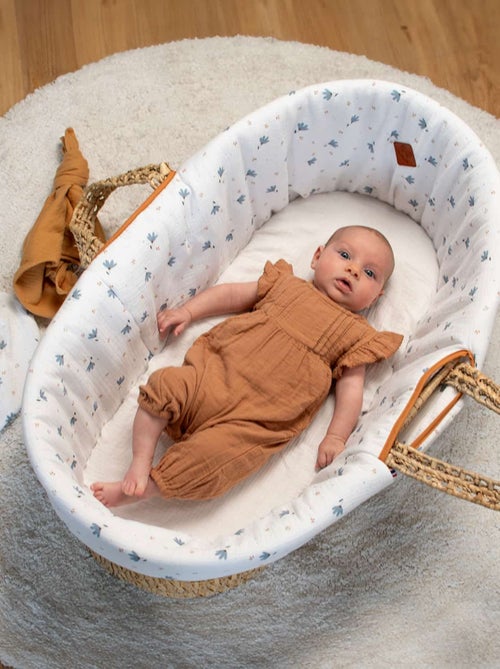 SEVIRA KIDS | Habillage de couffin en gaze de coton Bleuet - Kiabi