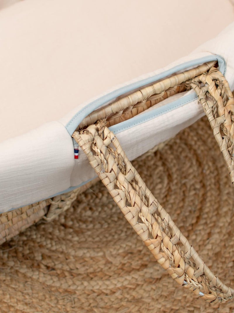 SEVIRA KIDS | Habillage de couffin en gaze de coton Jeanne Beige - Kiabi