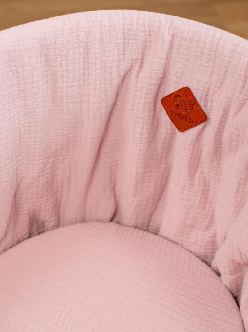 SEVIRA KIDS | Habillage de couffin en gaze de coton Jeanne Rose - Kiabi