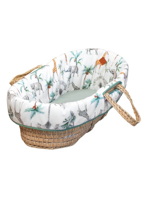 SEVIRA KIDS | Habillage de couffin en satin de coton Safari - Kiabi