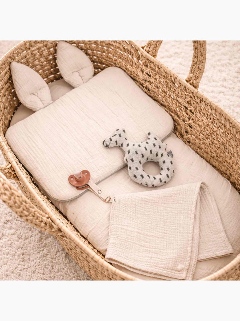 SEVIRA KIDS | Hochet bébé en coton tricoté  Chien Scotty Beige - Kiabi