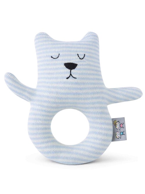 SEVIRA KIDS | Hochet bébé en coton tricoté Ourson - Kiabi