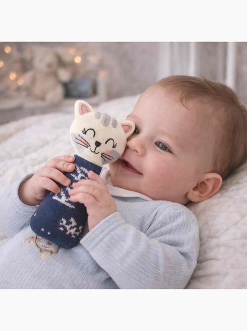 SEVIRA KIDS | Hochet tricoté  Chaton - Kiabi