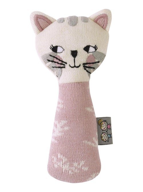 SEVIRA KIDS | Hochet tricoté  Chaton - Kiabi