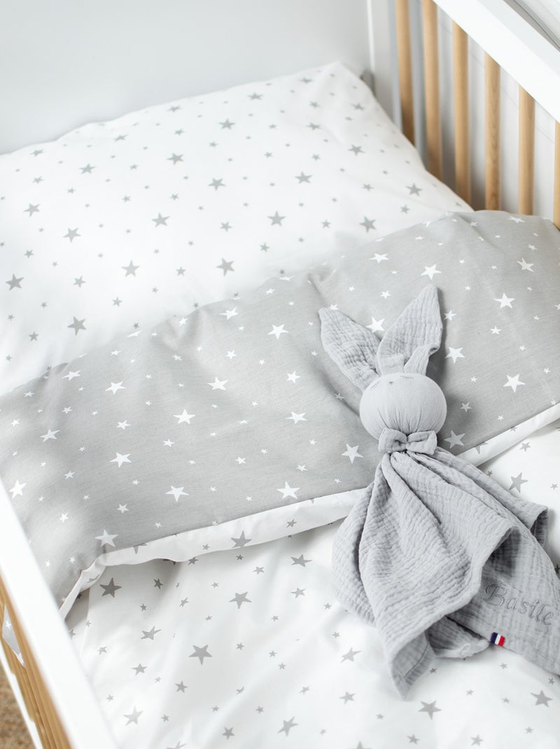 SEVIRA KIDS | Housse de couette bébé réversible en coton STELLA Blanc - Kiabi