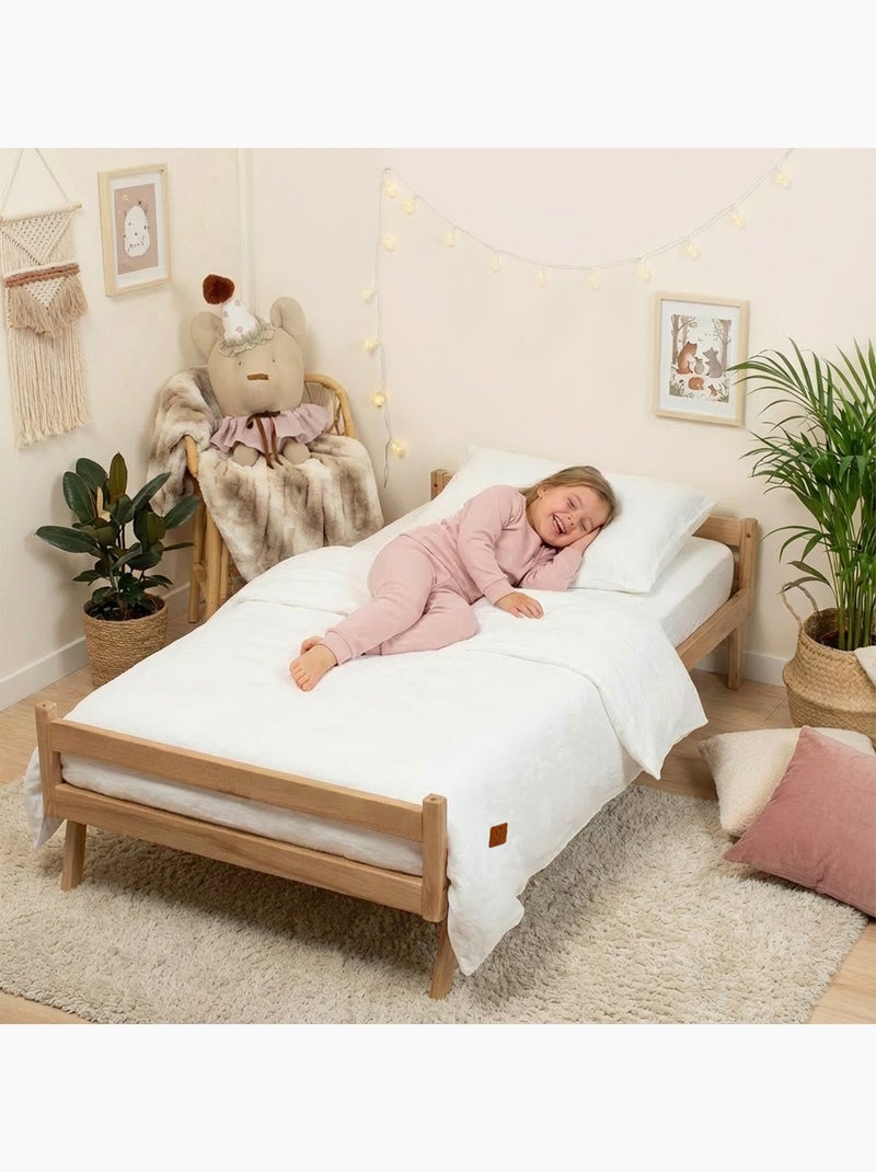 SEVIRA KIDS | Housse de couette en gaze de coton Jeanne Blanc - Kiabi