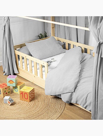 SEVIRA KIDS | Housse de couette en gaze de coton Jeanne