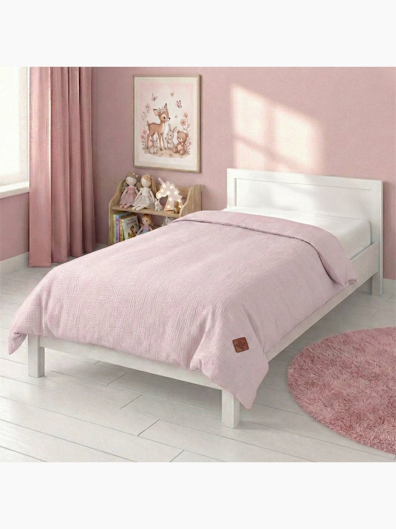 SEVIRA KIDS | Housse de couette en gaze de coton Jeanne Rose - Kiabi