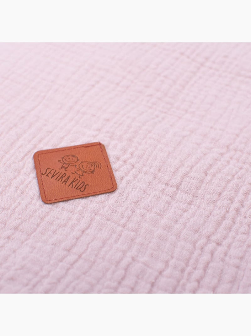 SEVIRA KIDS | Housse de couette en gaze de coton Jeanne Rose - Kiabi