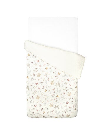 SEVIRA KIDS | Housse de couette réversible en gaze de coton Aube