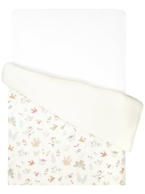 SEVIRA KIDS | Housse de couette réversible en gaze de coton Aube - Kiabi
