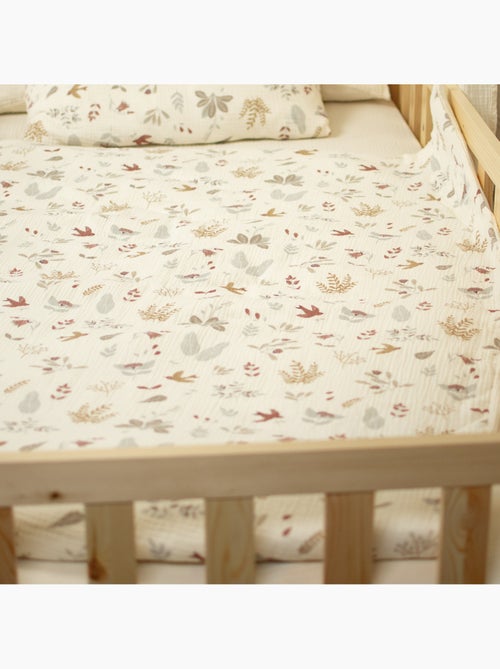 SEVIRA KIDS | Housse de couette réversible en gaze de coton Aube - Kiabi