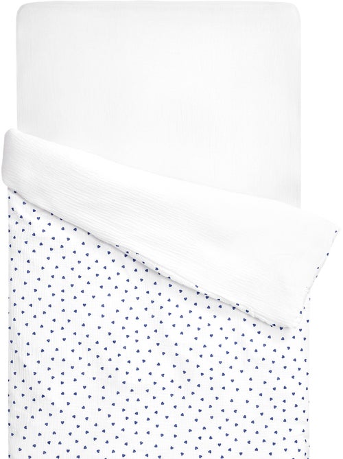 SEVIRA KIDS | Housse de couette réversible en gaze de coton Lovio - Kiabi