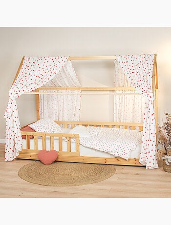 SEVIRA KIDS | Housse de couette réversible en gaze de coton Lovio