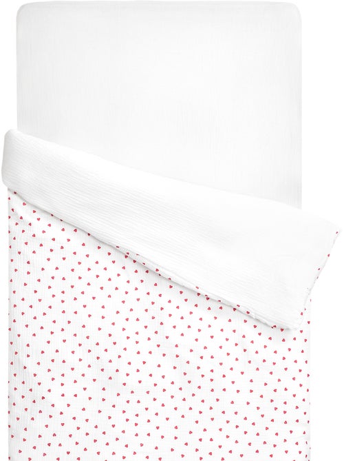 SEVIRA KIDS | Housse de couette réversible en gaze de coton Lovio - Kiabi