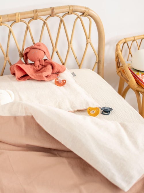 SEVIRA KIDS | Housse de couette réversible en Lin lavé - Kiabi