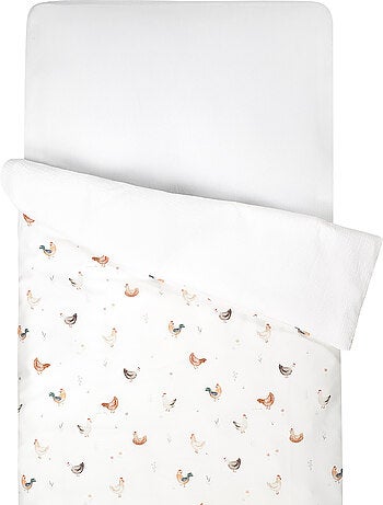 SEVIRA KIDS | Housse de couette réversible GALLINA
