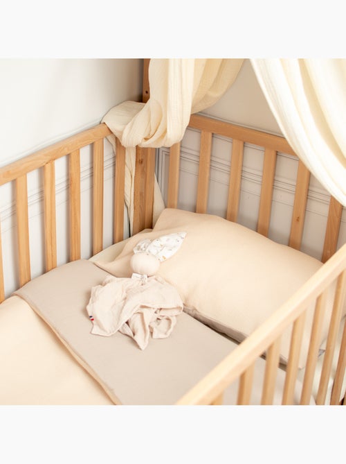 SEVIRA KIDS | Housse de couette réversible gaze de coton & nid d'abeille - Kiabi