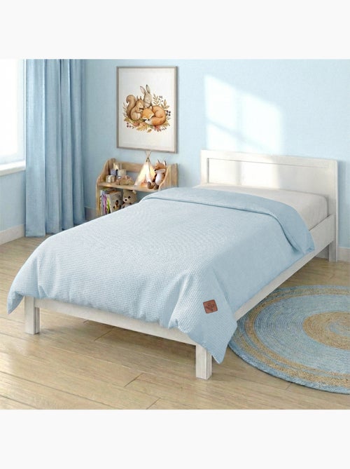 SEVIRA KIDS | Housse de couette réversible gaze de coton & nid d'abeille - Kiabi SEVIRA KIDS | Housse de couette réversible gaze de coton & nid d'abeille - Kiabi